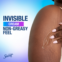 slide 10 of 29, Secret Aluminum Free Invisible Cream Whole Body Sensitive Unscented Deodorant 3.0 oz, 3 oz