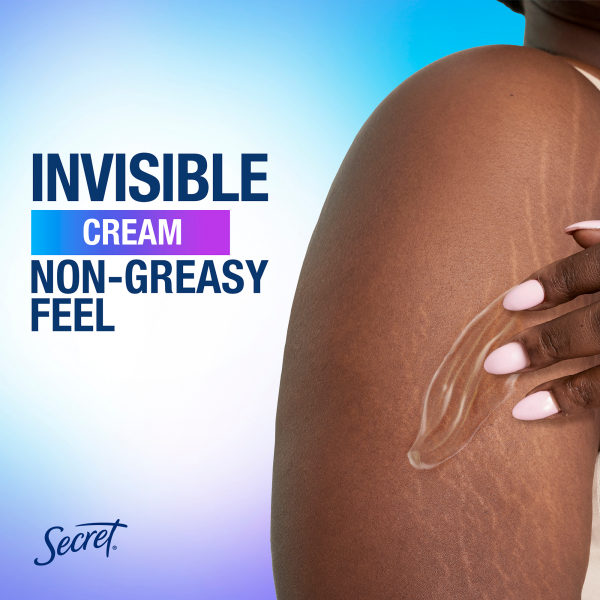 slide 17 of 29, Secret Aluminum Free Invisible Cream Whole Body Sensitive Unscented Deodorant 3.0 oz, 3 oz