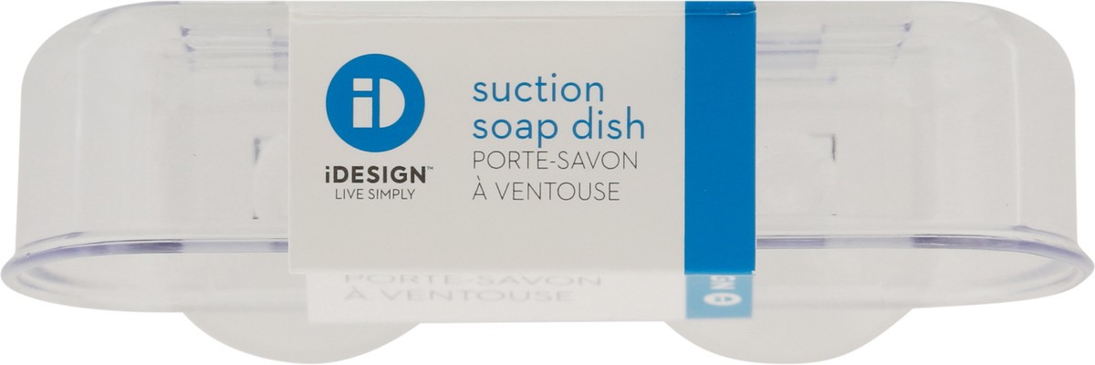 slide 5 of 9, iDesign Interdesign Suction Soap Dish - Clear, 1 ct