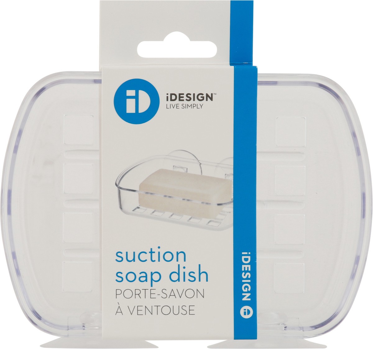 slide 8 of 9, iDesign Interdesign Suction Soap Dish - Clear, 1 ct