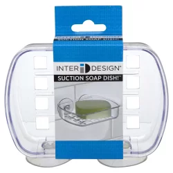 Interdesign Suction Soap Dish - Clear