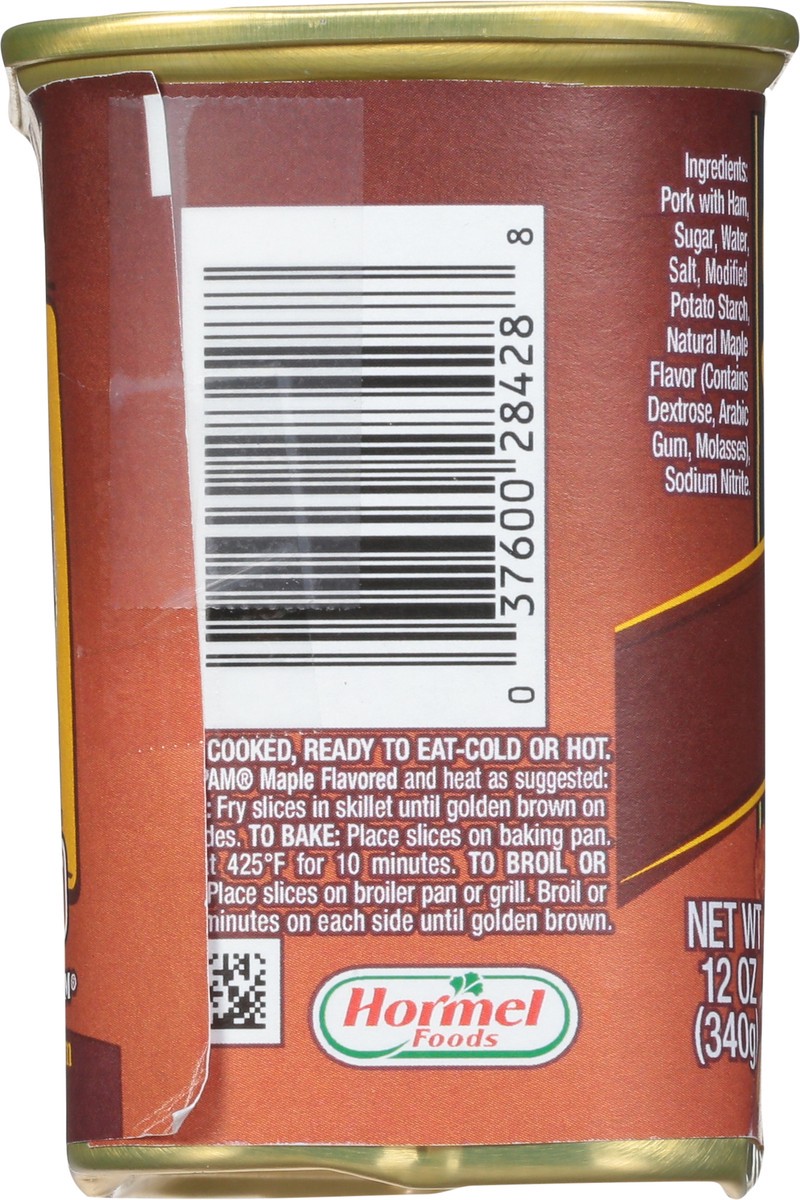 slide 9 of 14, SPAM Maple Flavored Luncheon Meat 12 oz, 12 oz