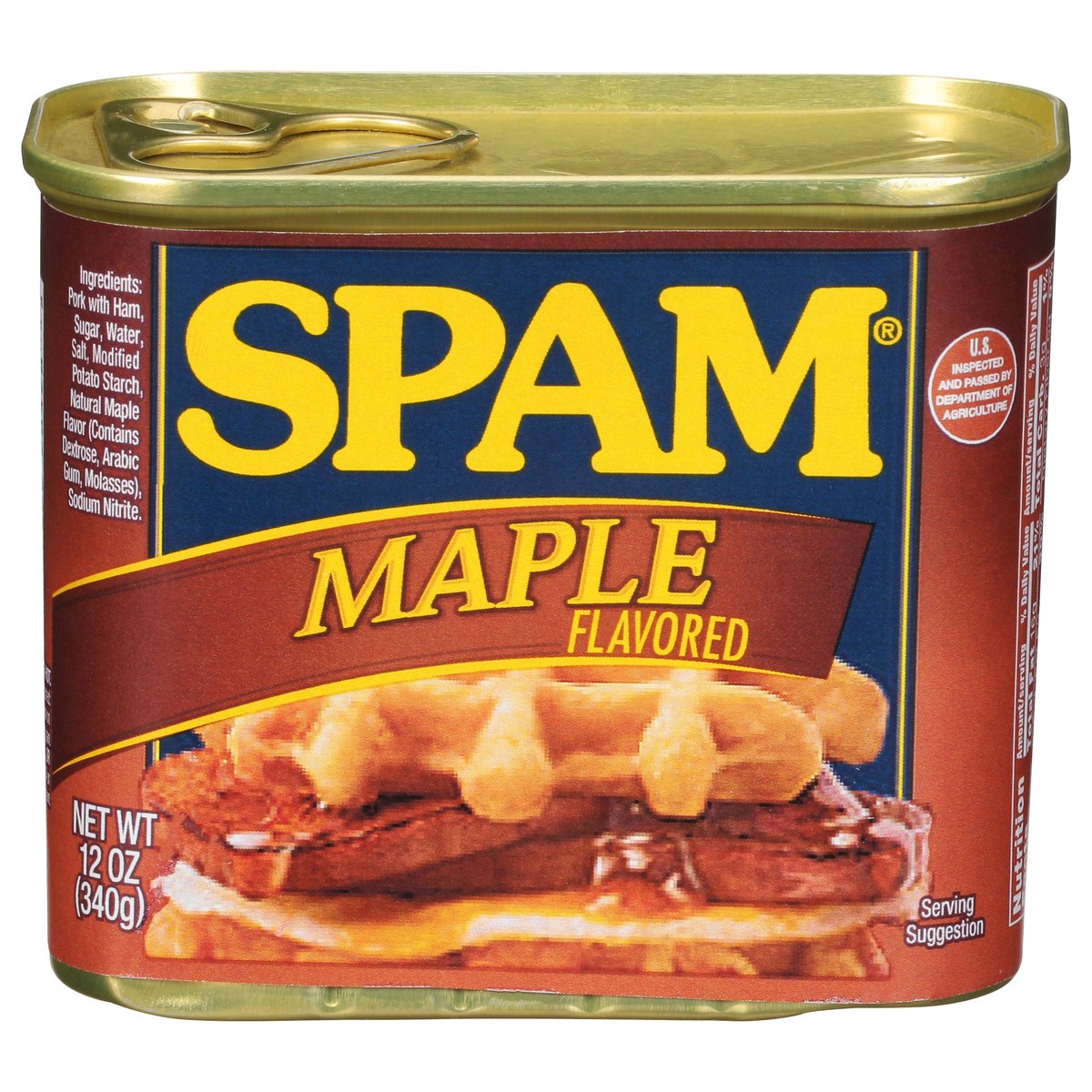 slide 6 of 14, SPAM Maple Flavored Luncheon Meat 12 oz, 12 oz