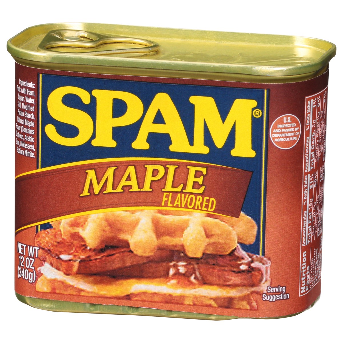 slide 14 of 14, SPAM Maple Flavored Luncheon Meat 12 oz, 12 oz