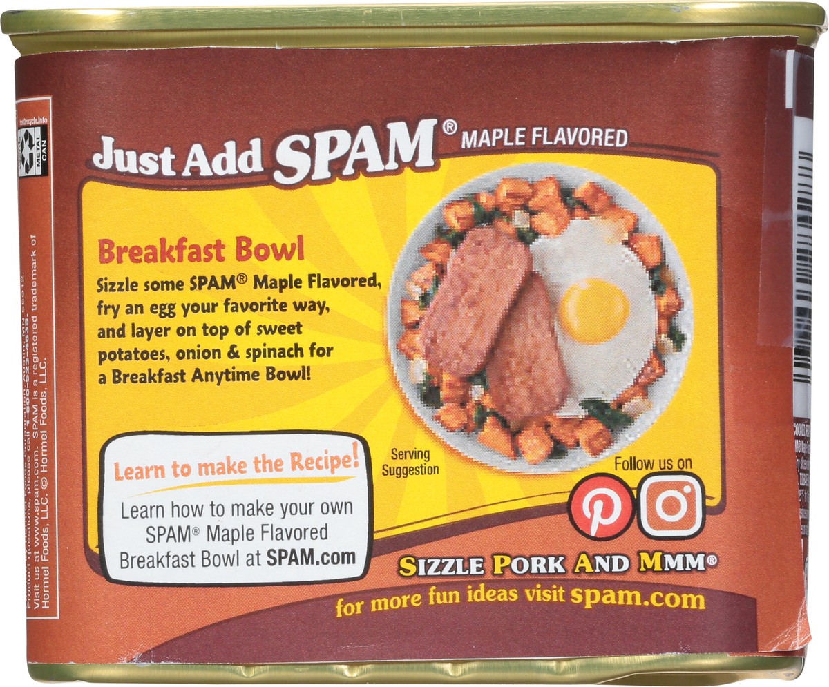 slide 7 of 14, SPAM Maple Flavored Luncheon Meat 12 oz, 12 oz