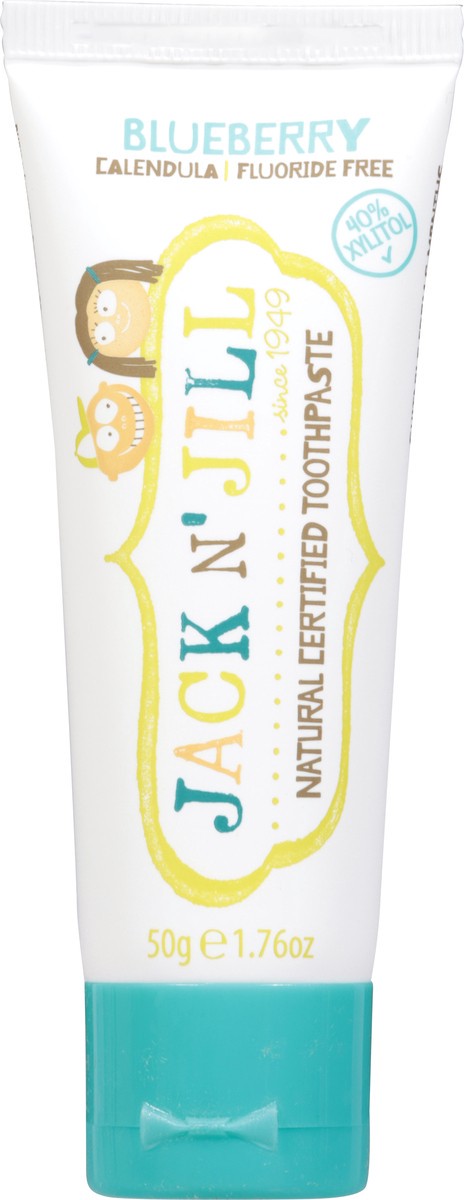 slide 2 of 14, Jack N' Jill Fluoride Free Blueberry Toothpaste 1.76 oz, 1.76 oz