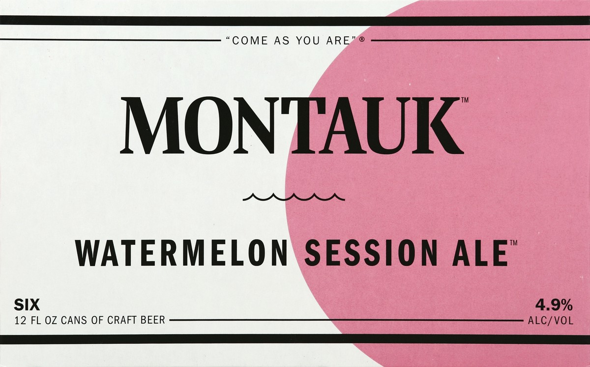 slide 1 of 8, Montauk Beer 6 ea, 6 ct