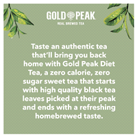 slide 3 of 21, Gold Peak Zero Sugar Diet Iced Sweet Tea Drink- 18.5 oz, 18.5 oz