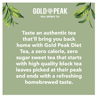 slide 6 of 21, Gold Peak Zero Sugar Diet Iced Sweet Tea Drink, 18.5 fl oz, 18.50 fl oz