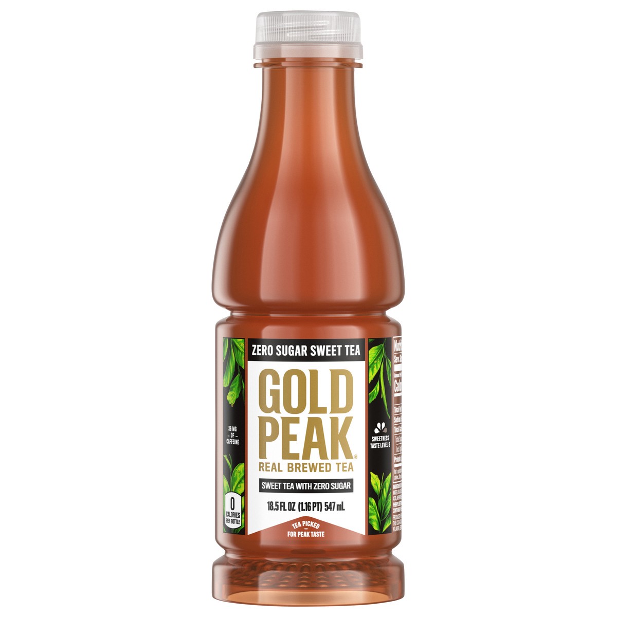 slide 1 of 21, Gold Peak Zero Sugar Diet Iced Sweet Tea Drink, 18.5 fl oz, 18.50 fl oz