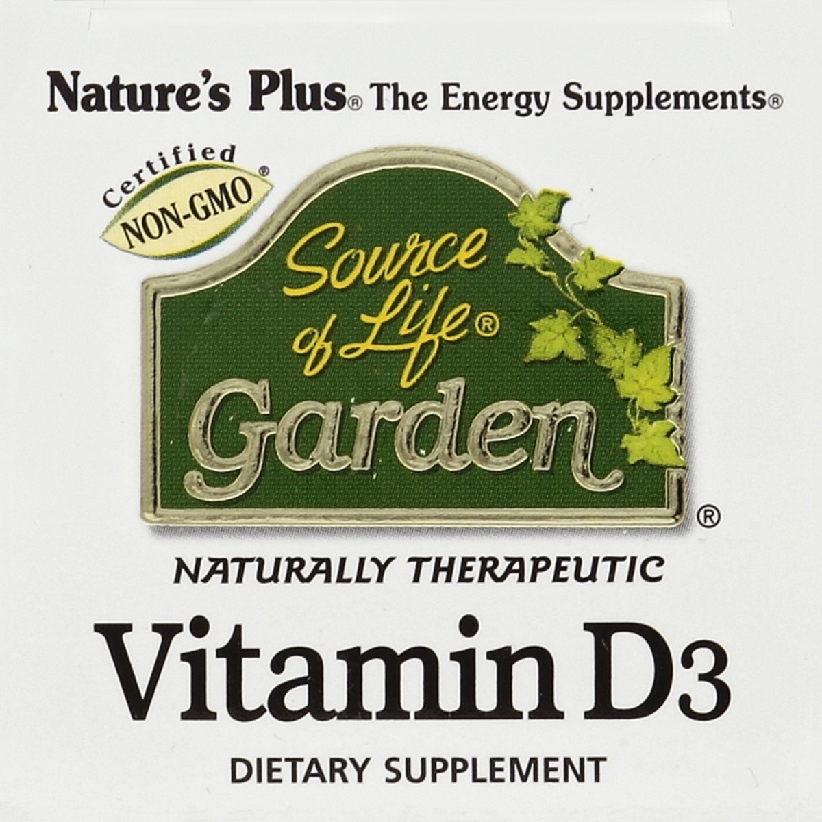 slide 3 of 6, Nature's Plus Sol Garden Vitamin D3 5000Iu, 60 ct