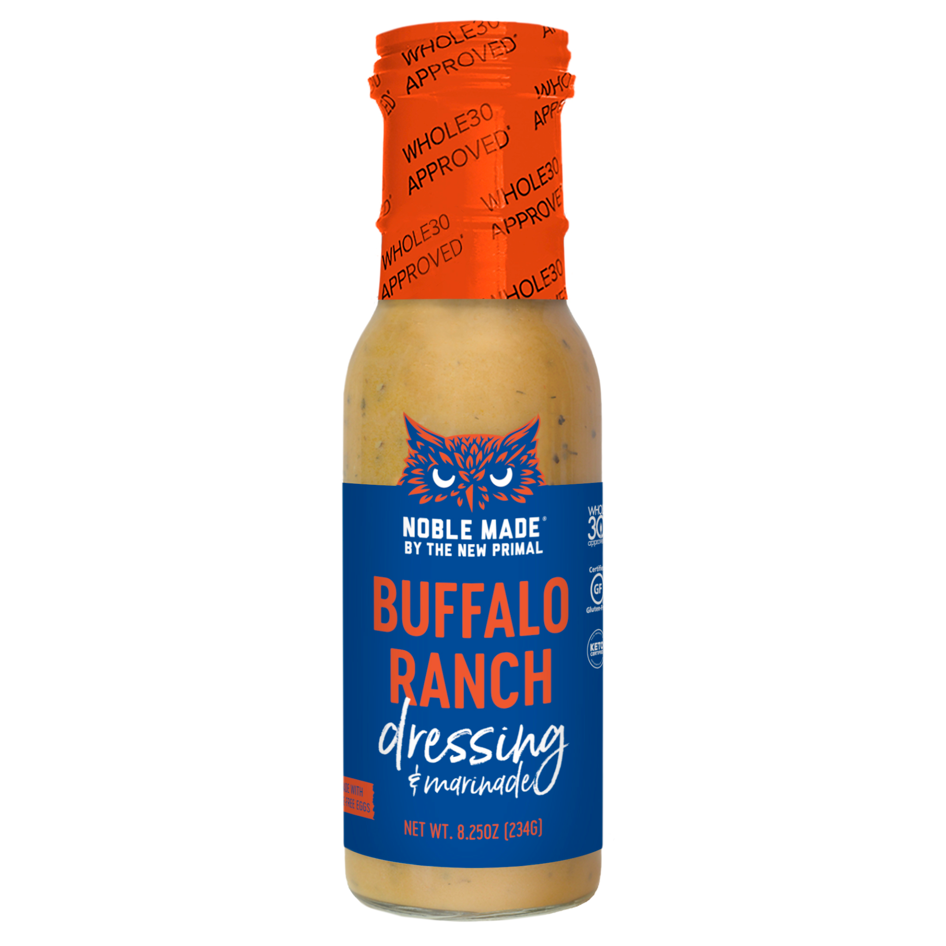 slide 1 of 1, The New Primal Gluten Free Buffalo Ranch Dressing, 8.25 oz