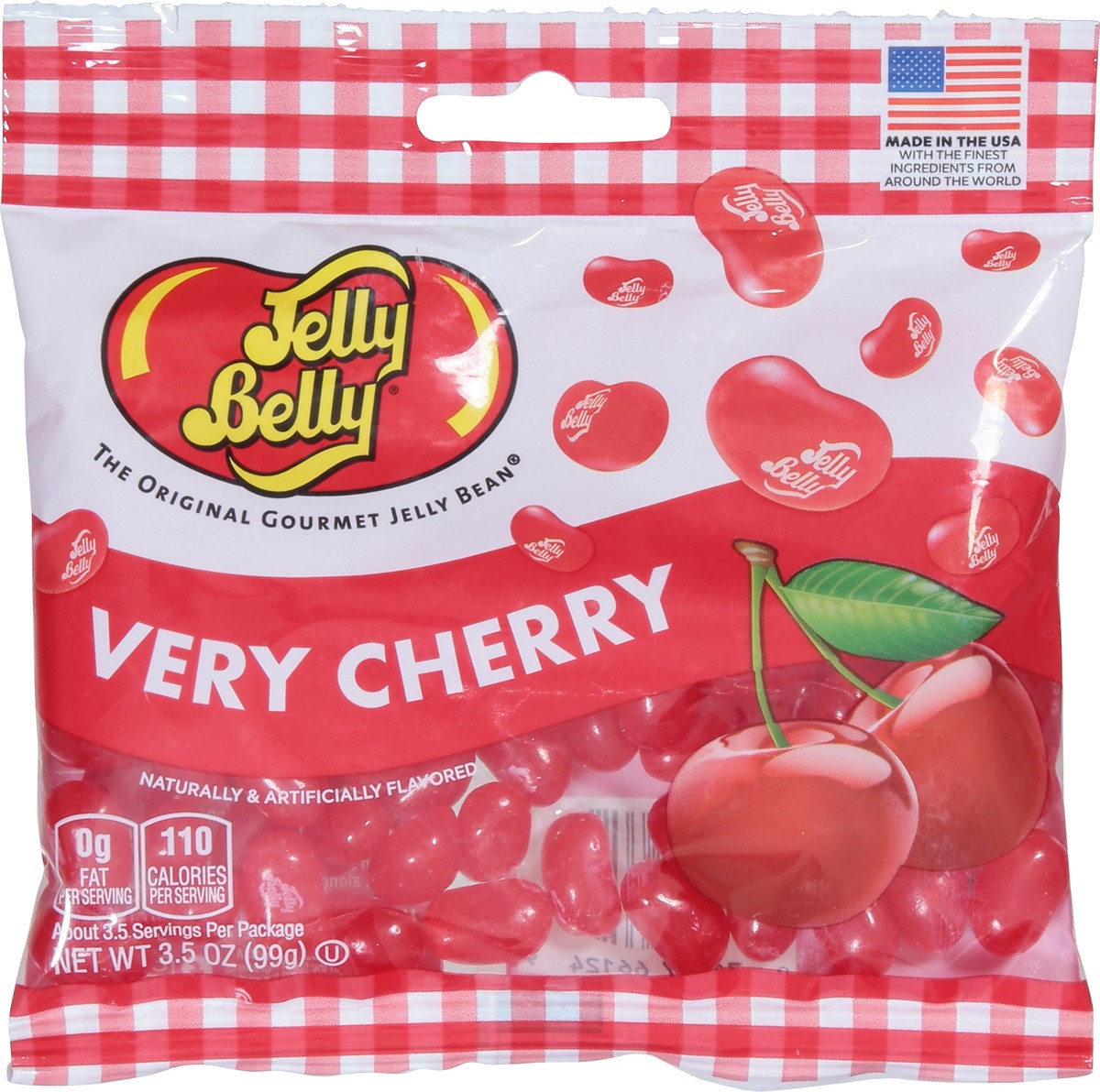 slide 13 of 13, Jelly Belly Very Cherry, 3.5 oz Grab & Go Bag, 3.5 oz