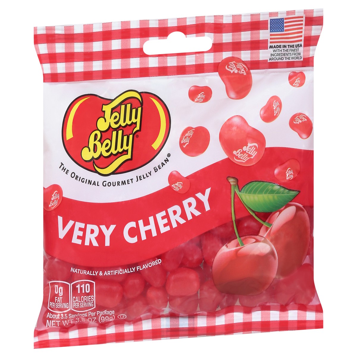 slide 4 of 13, Jelly Belly Very Cherry, 3.5 oz Grab & Go Bag, 3.5 oz