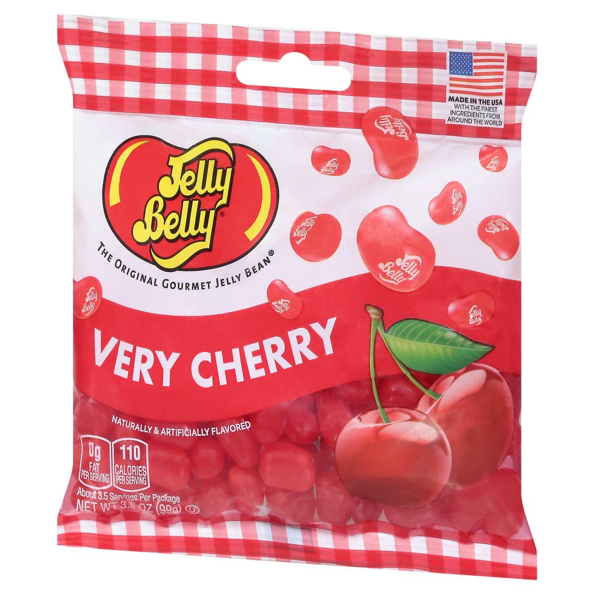 slide 7 of 13, Jelly Belly Very Cherry, 3.5 oz Grab & Go Bag, 3.5 oz