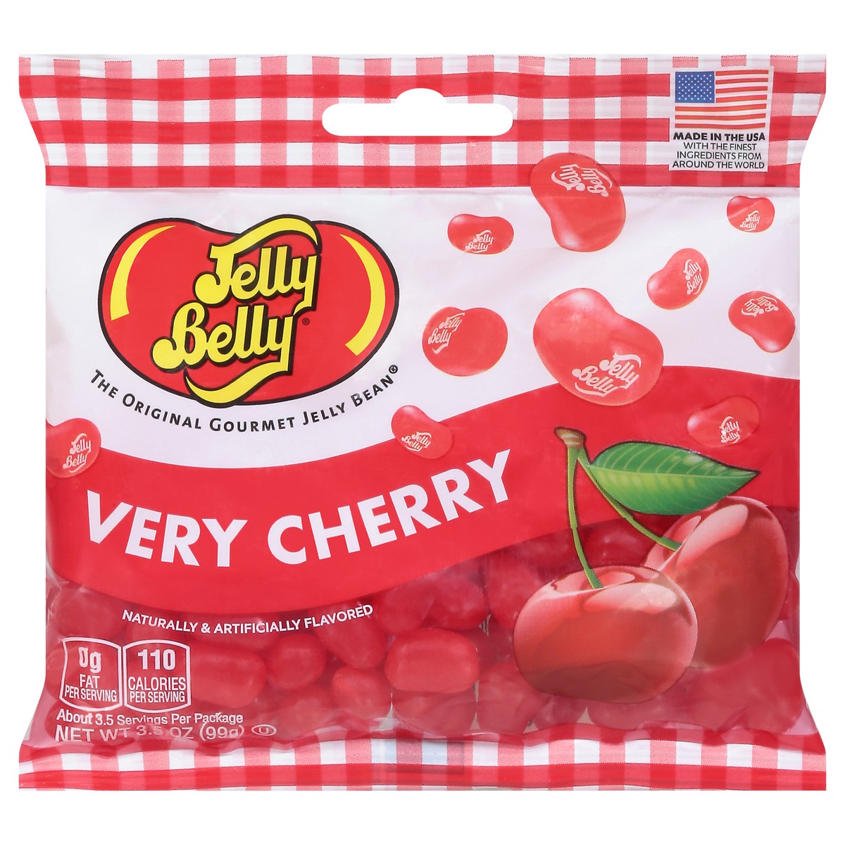 slide 1 of 13, Jelly Belly Very Cherry, 3.5 oz Grab & Go Bag, 3.5 oz