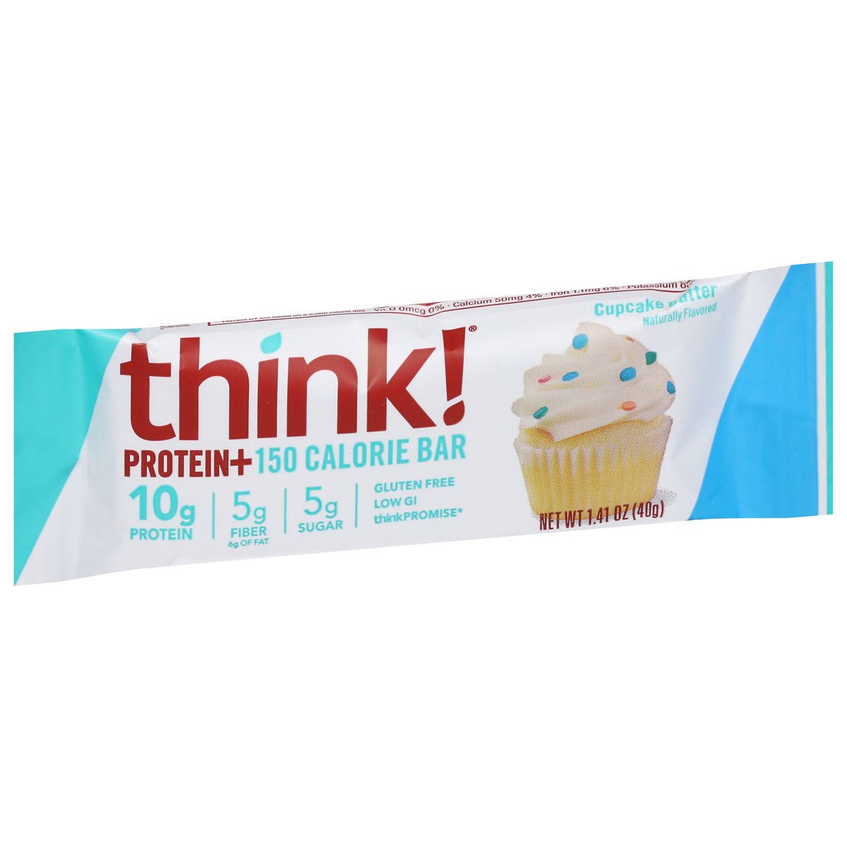 slide 9 of 13, think! Protein+ Cupcake Batter Protein Bar 1.41 oz, 1.41 oz