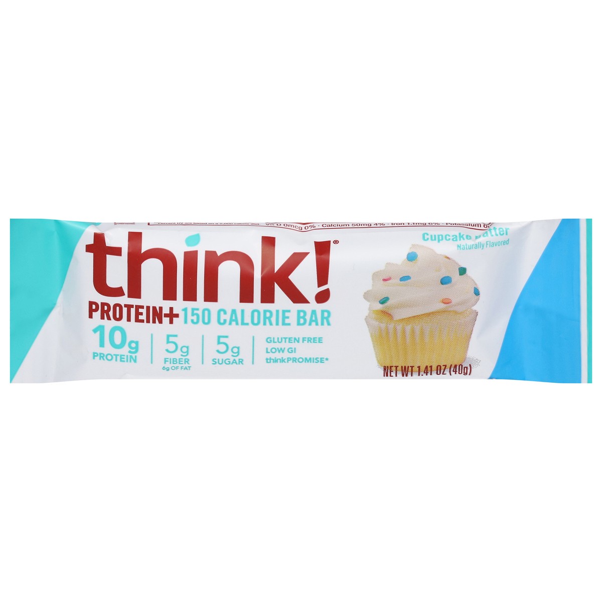 slide 8 of 13, think! Protein+ Cupcake Batter Protein Bar 1.41 oz, 1.41 oz