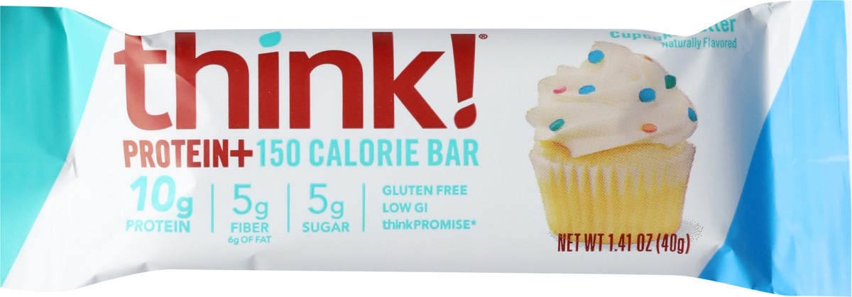 slide 10 of 13, think! Protein+ Cupcake Batter Protein Bar 1.41 oz, 1.41 oz