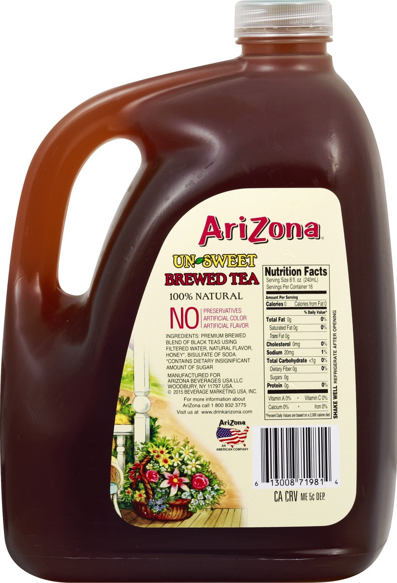 slide 8 of 13, AriZona Tea 128 oz, 128 oz