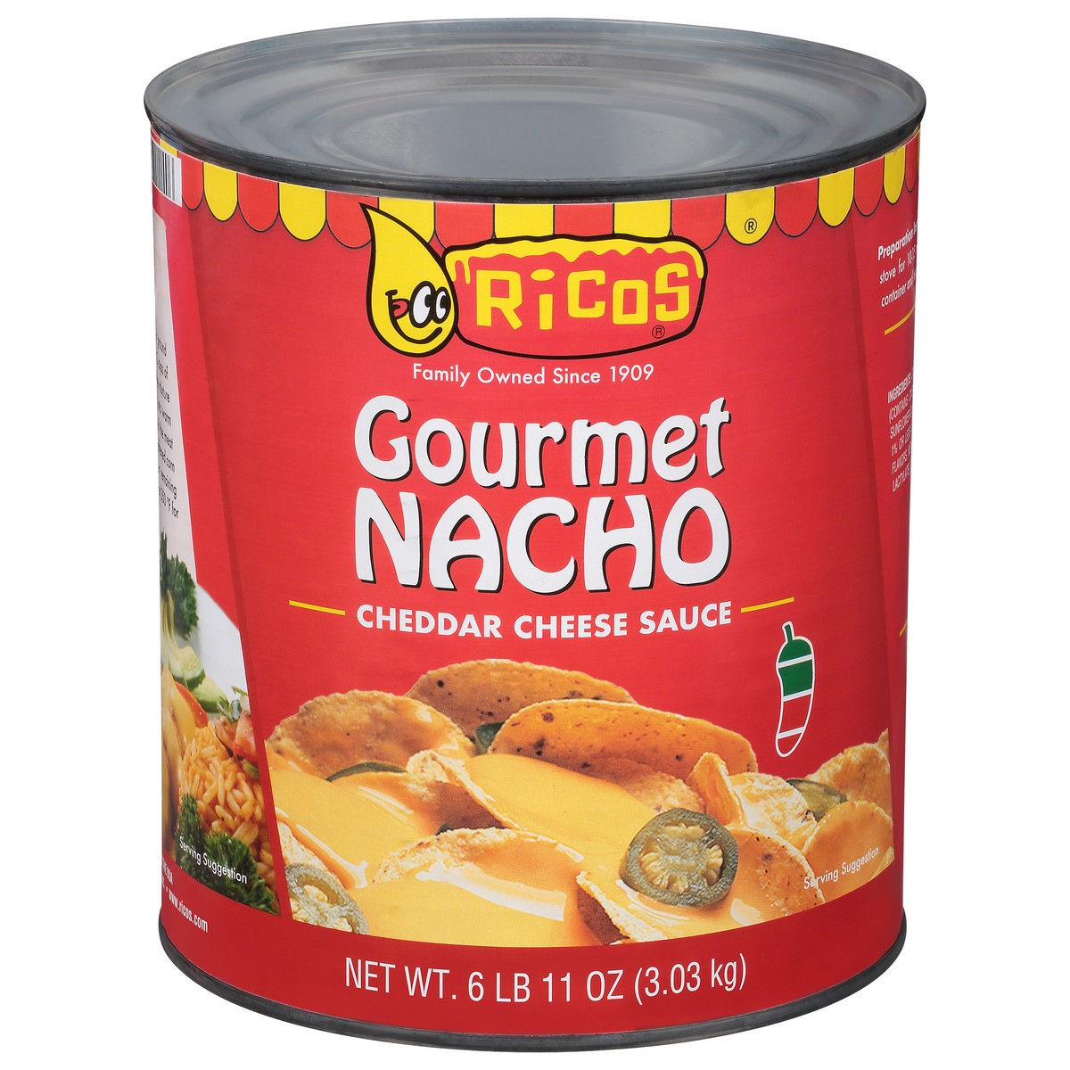 slide 3 of 14, Rico's Gourmet Nacho Cheddar Cheese Sauce 107 oz, 107 oz