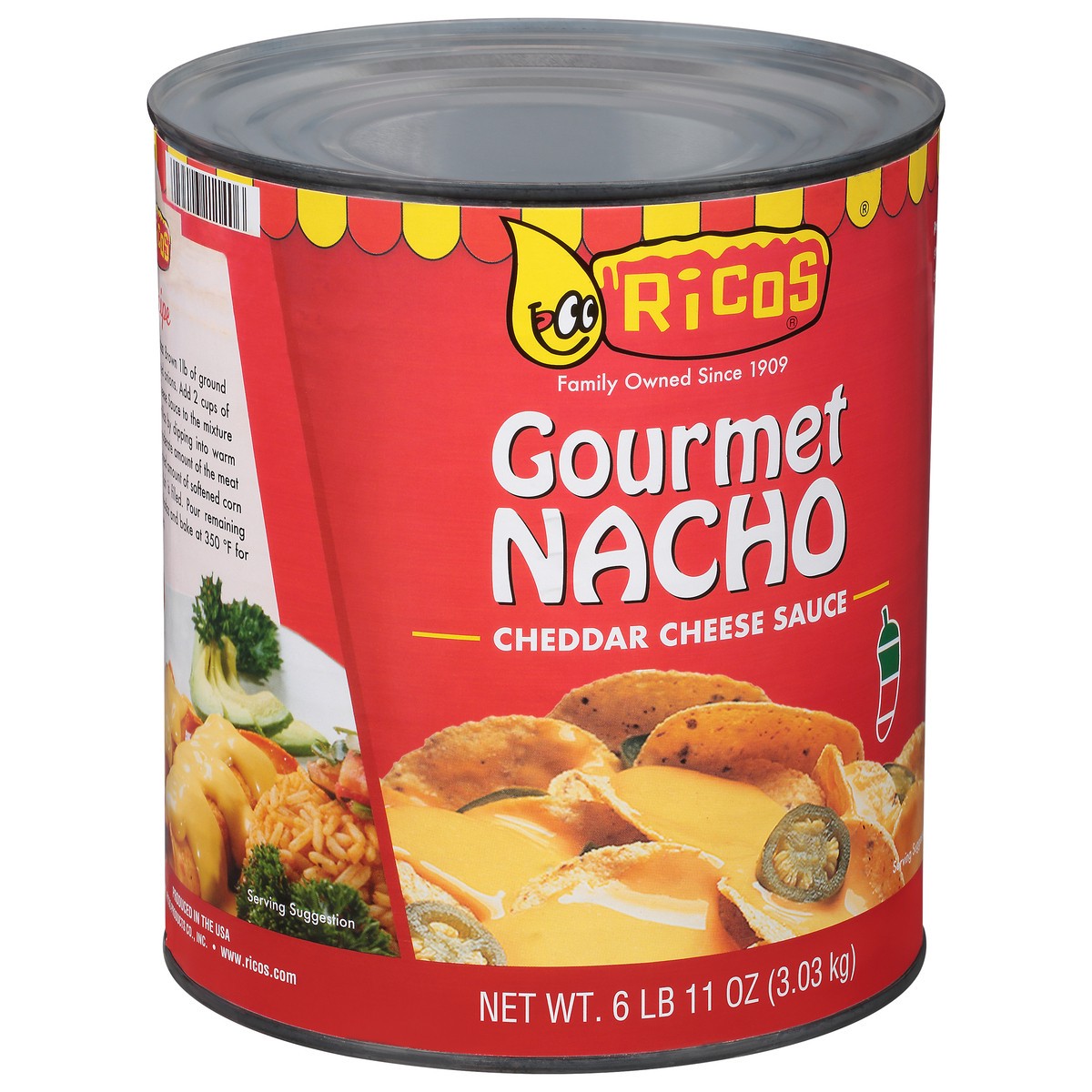 slide 11 of 14, Rico's Gourmet Nacho Cheddar Cheese Sauce 107 oz, 107 oz