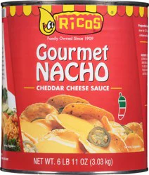 Rico's Gourmet Nacho Cheddar Cheese Sauce 107 oz