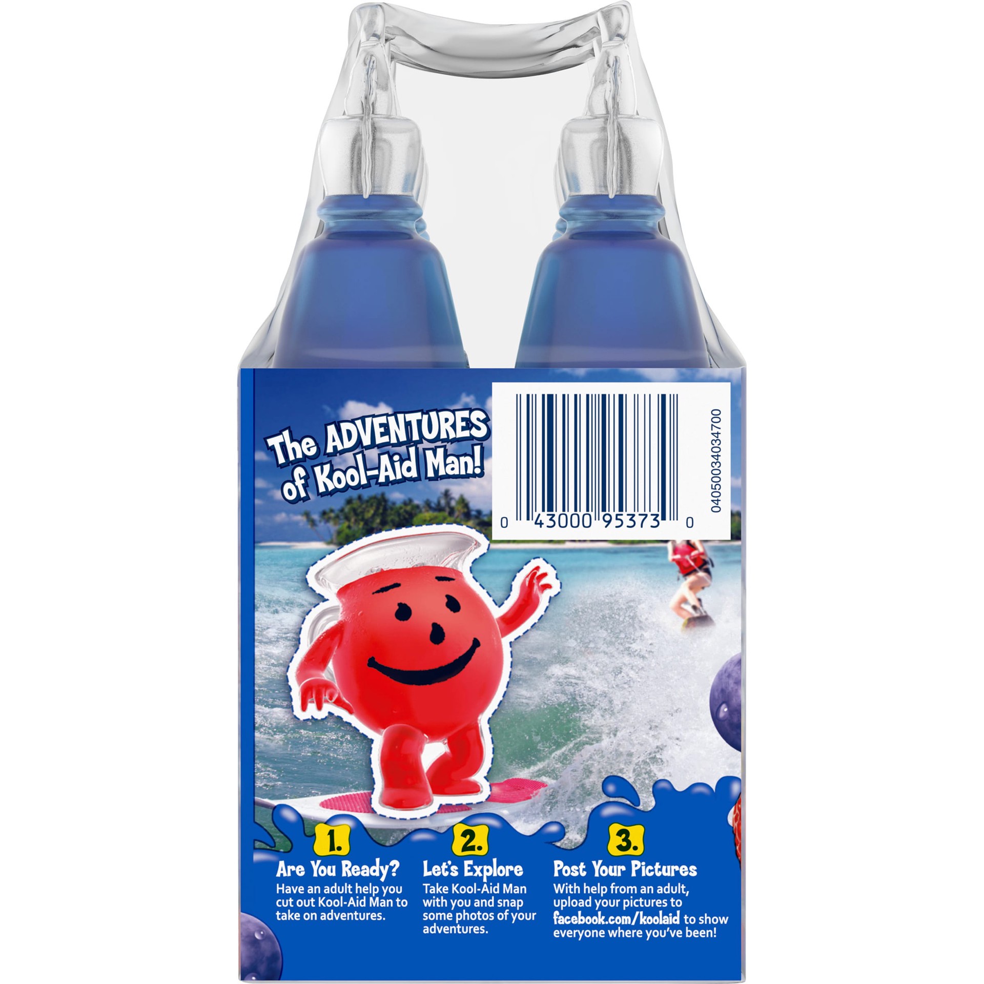 slide 10 of 10, Kool-Aid Berry Blue Soft Drink 6 - 6.75 fl oz Bottles, 6 ct