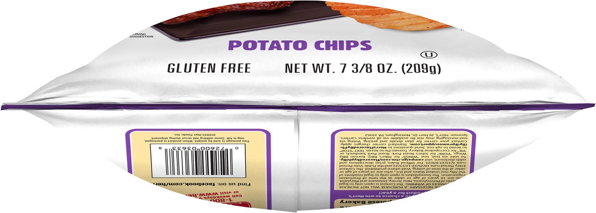 slide 4 of 11, Herr's Korean BBQ Wings Flavored Potato Chips 7.37 oz, 7.37 oz