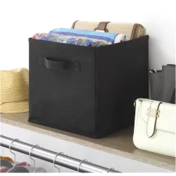 Whitmor Collapsible Cube, Black