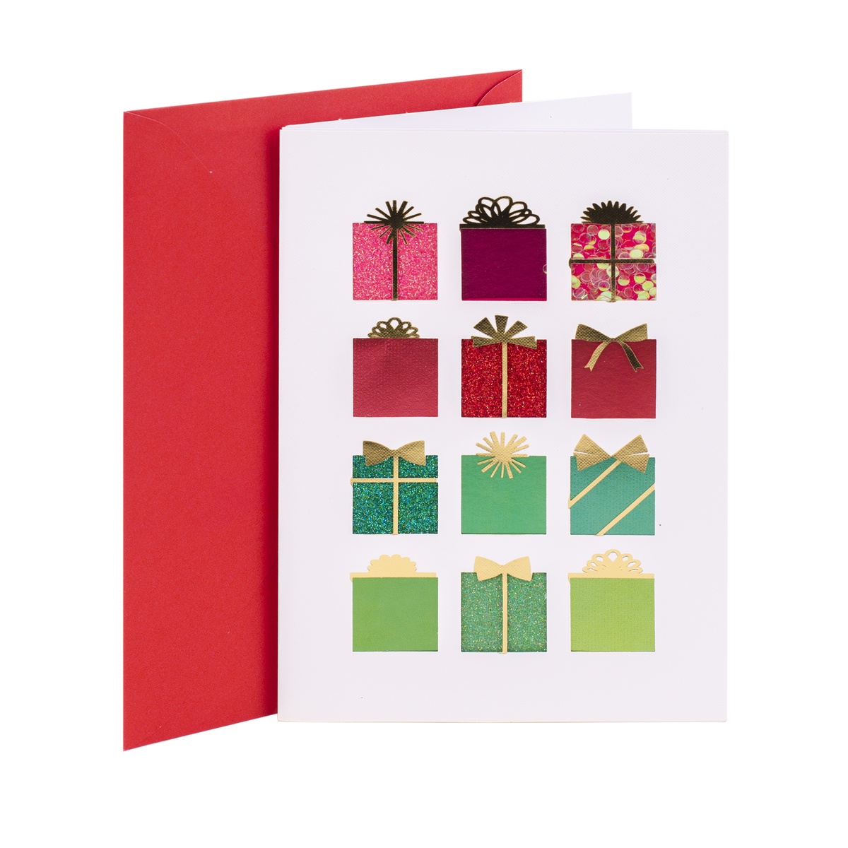 slide 1 of 1, Hallmark Christmas Card #27: Hallmark Signature Holiday Money Or Gift Card Holder (Wrapped Presents), 1 ct