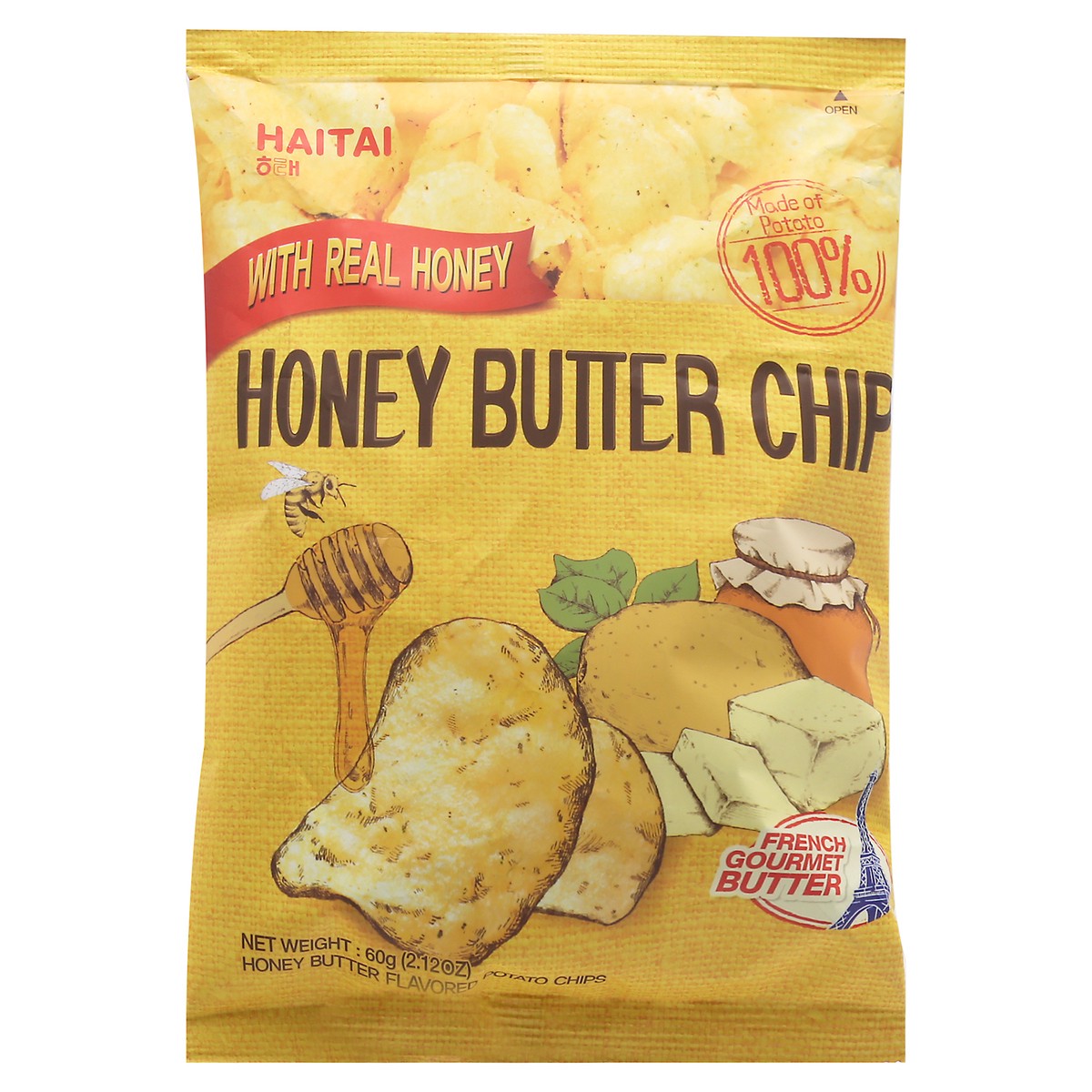 slide 13 of 14, Haitai Honey Butter Potato Chips 2.12 oz, 2.12 oz