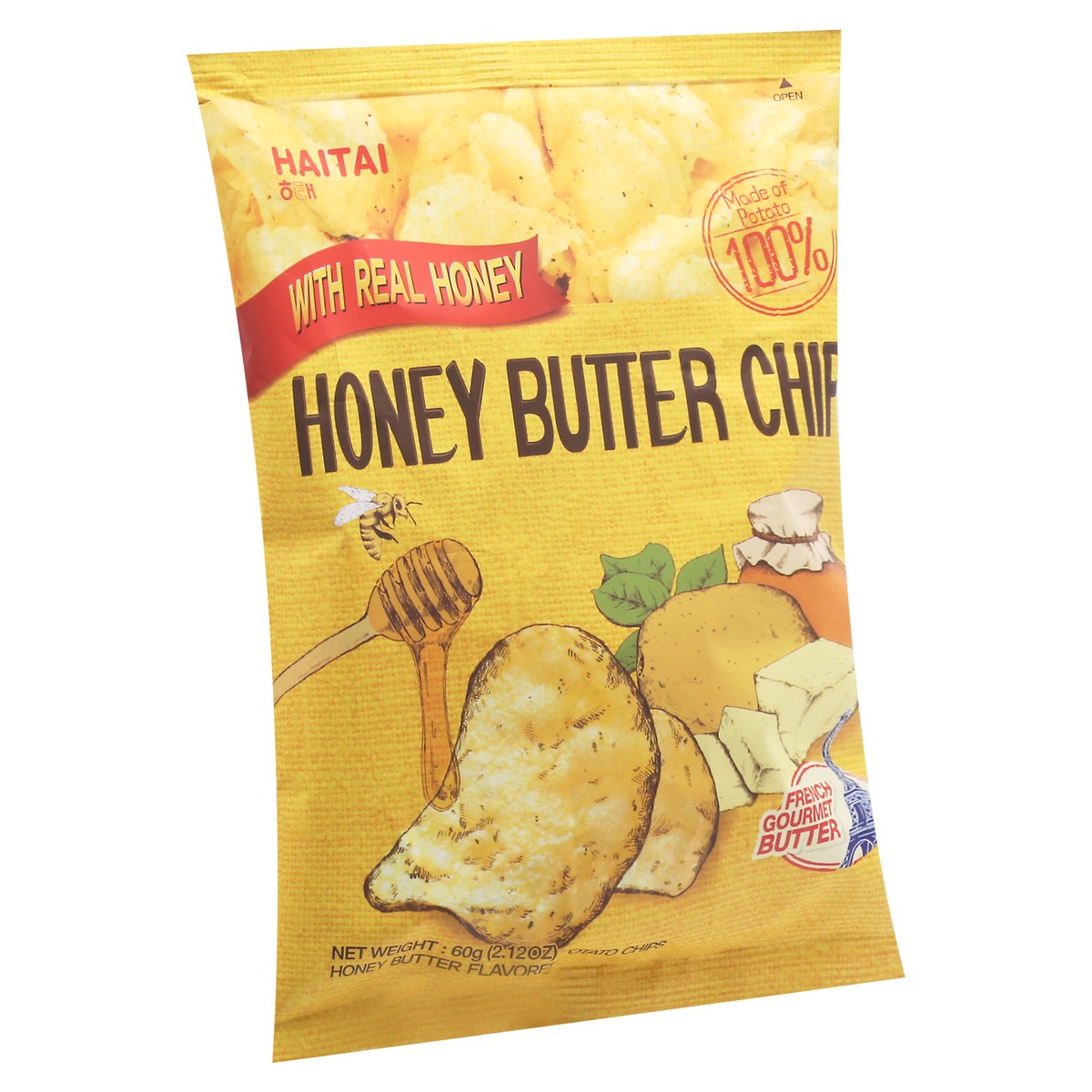 slide 6 of 14, Haitai Honey Butter Potato Chips 2.12 oz, 2.12 oz