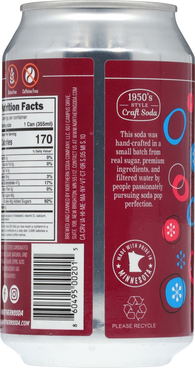 slide 5 of 13, Northern Soda Company Black Cherry Craft Soda 12 fl oz, 