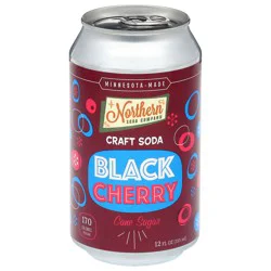 Northern Soda Company Black Cherry Craft Soda 12 fl oz