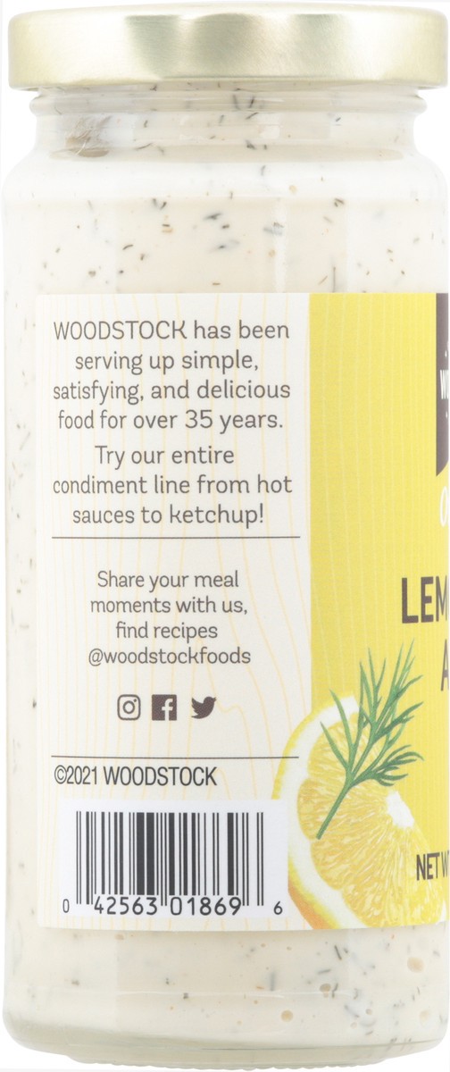 slide 6 of 9, Woodstock Organic Lemon Dill Aioli 6.5 oz, 6.5 oz