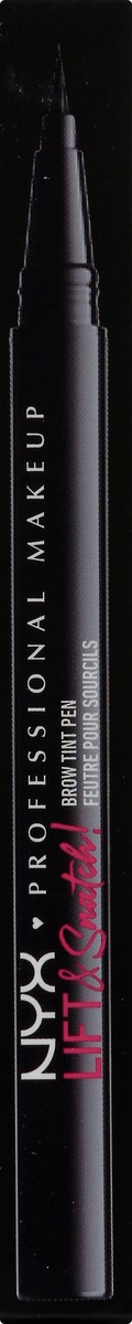 slide 8 of 9, NYX Professional Makeup Lift & Snatch Black LAS10 Brow Tint Pen 0.03 oz, 0.03 oz