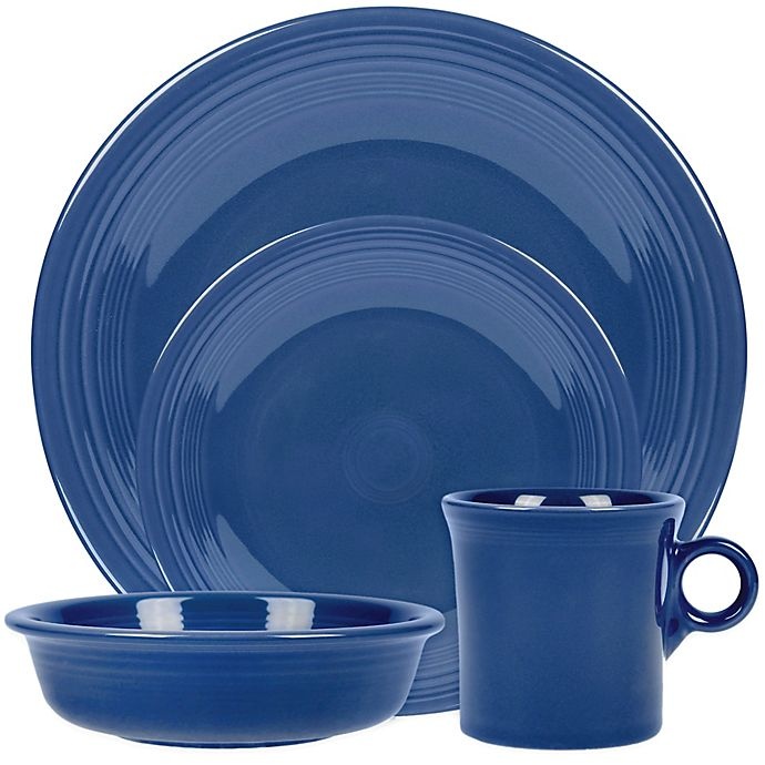 slide 1 of 4, Fiesta Place Setting - Lapis, 4 ct