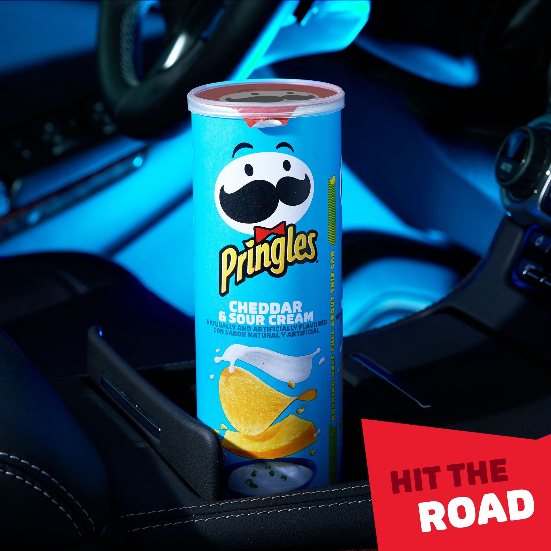 slide 5 of 7, Pringles Potato Crisps Chips, Lunch Snacks, Snacks On The Go, Cheddar and Sour Cream, 5.5 oz