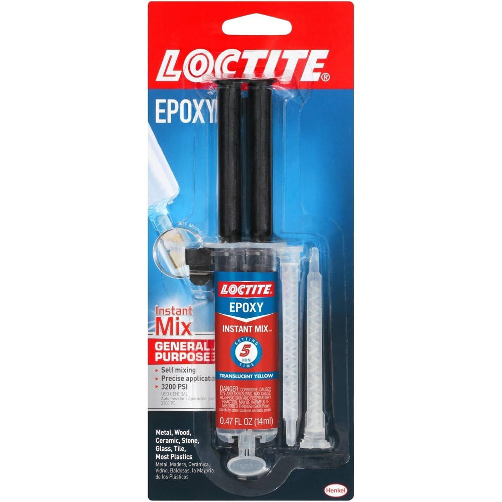 slide 2 of 5, Loctite Epoxy Instant Mix 5-Minute Glue, 1 ct