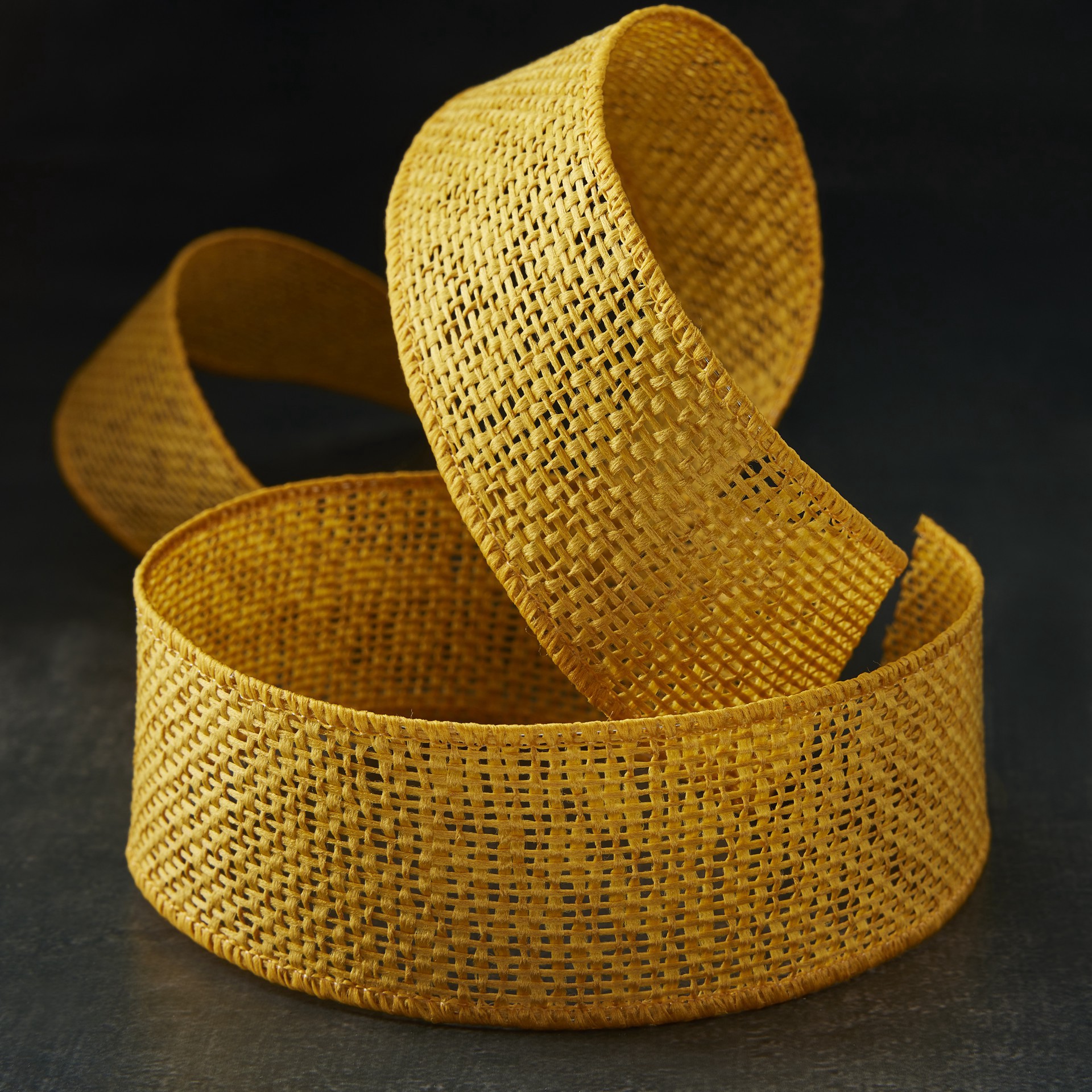 slide 3 of 4, 1.5" X 3yd. Faux Jute Wired Ribbon By Celebrate It, 1.5 in x 3 yd