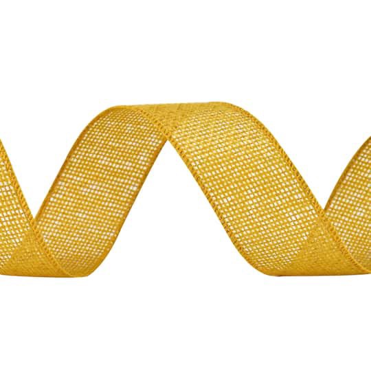 slide 1 of 4, 1.5" X 3yd. Faux Jute Wired Ribbon By Celebrate It, 1.5 in x 3 yd