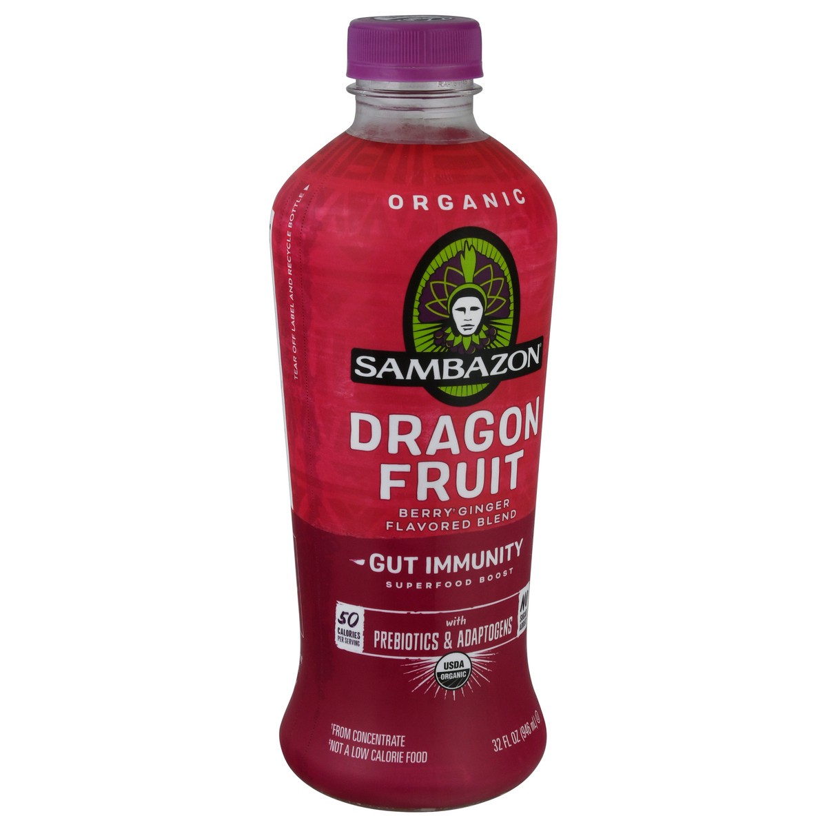 slide 4 of 9, Sambazon Organic Dragon Fruit Juice - 32 oz, 32 oz