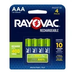 Rayovac Rechargeable AAA Batteries
