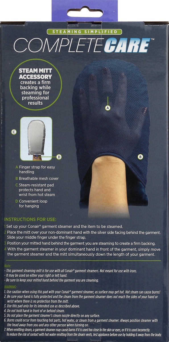 slide 9 of 9, Conair Protective Garment Steaming Mitt 1 ea, 1 ct