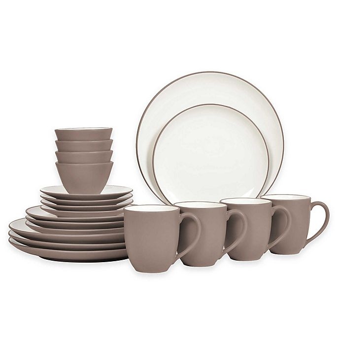 slide 1 of 1, Noritake Colorwave Coupe Dinnerware Set - Clay, 20 ct