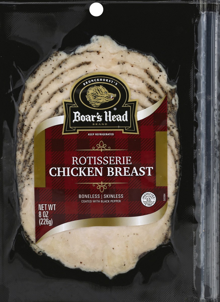 slide 1 of 7, Boar's Head Rotisserie Chicken Breast, 8 oz