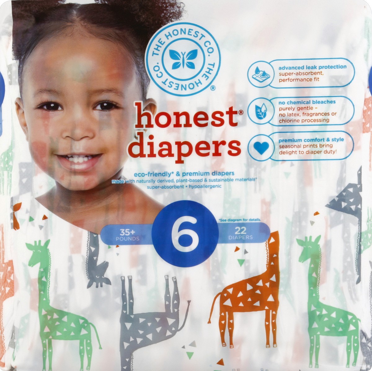 slide 1 of 5, The Honest Co. Diapers 22 ea, 22 ct