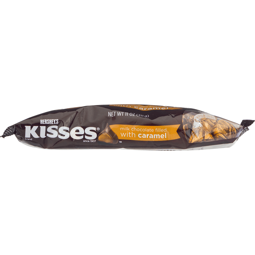 slide 6 of 18, Hershey's Kisses Milk Chocolate Filled With Caramel, 11 oz