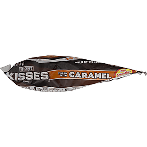 slide 3 of 18, Hershey's Kisses Milk Chocolate Filled With Caramel, 11 oz